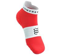 Compressport - Pro Racing Socks V4.0 Run Low - Calze da running T4 - EU: 45-48 rosso