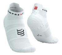 COMPRESSPORT Pro Racing Socks V4.0 Run Low - Unisex - Bianco - Taglia 45-48- modello 2026