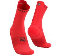 Compressport pro racing v4 0 trail socks red black