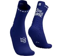 COMPRESSPORT Pro Racing Socks V4.0 Trail Stay Behind - Unisex - Blu - Taglia 35/38- modello 2025