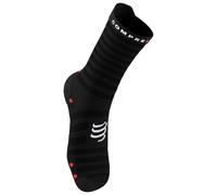 Coppia di calzini compressport pro racing v4 0 ultralight run high black