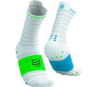 Compressport Pro Racing Socks v4.0 Ultralight Run High Calze T2 Bianco