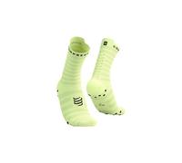 Calze Compressport Pro Racing v4.0 Ultralight Run High verde lime nero - T1