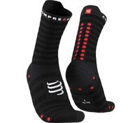 Calze Compressport Pro Racing v4.0 Ultralight Run High nero rosso - T2