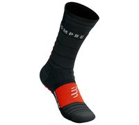 Compressport pro racing socks winter run black red