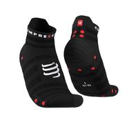 Calze Compressport Pro Racing v4.0 Ultralight Run Low nero rosso - T1