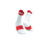 Compressport pro racing v4 0 run high socks white red
