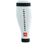 Calze a compressione Compressport R2 3.0 bianco nero - T1