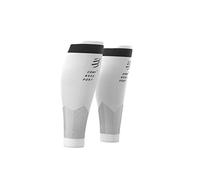 Compressport R2v2, Gambaletti di Compressione per Polpacci Unisex-Adult, Bianco, T1