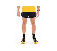 Pantaloncini da tennis da uomo Compressport Racing Split - Nero (XL)