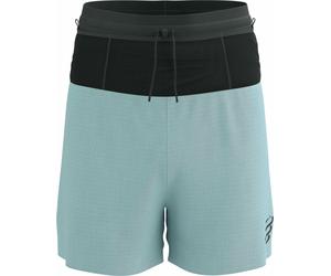 Compressport - Short leggeri e traspiranti - Trail Racing Overshort M Ether per Uomo - Taglia XL - Blu