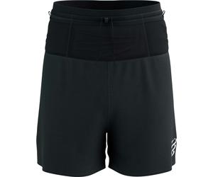 Compressport - Soprashort da Trail - Trail Racing 2-In-1 Short Black H per Uomo - Taglia M - Nero