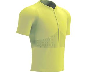 Compressport Trail Half-Zip Fitted SS Top Magliette S Giallo