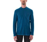 Maglia Compressport Trail Half Zip manica lunga blu scuro - M