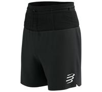 Pantaloncini da tennis da uomo Compressport Trial 2-in-1 - black - Nero (M)