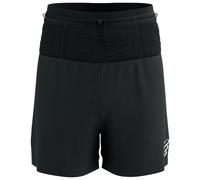 Pantaloni corti Compressport Trail Racing 2-In-1 nero - M