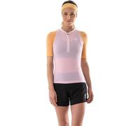 Compressport Trail Racing Postural SS Top Pink/Orange M Maglietta da corsa a maniche corte