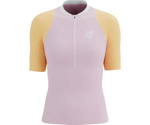 Compressport - Trail Racing Postural SS Top - Trail Racing Postural Ss Top Roseate/Orange F per Donne in Silicone - Taglia M - Arancione