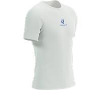 Compressport Trail Racing SS Tshirt M Stay Behind Magliette M Bianco