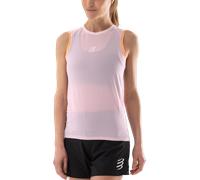 Compressport Trail Racing Tank W Canotte e Top L Rosa