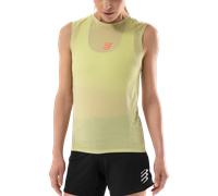 Compressport Trail Racing Tank W Canotte e Top S Giallo