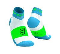 Calze compressport ultra trail blu verde