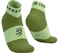 Calze Compressport Ultra Trail Low verde kaki - T2