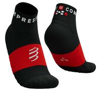 COMPRESSPORT Ultra Trail Low Socks - Unisex - Nero / Rosso - Taglia 45-48- modello 2026