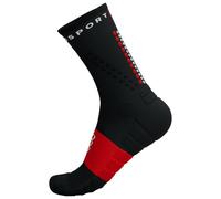 COMPRESSPORT Ultra Trail Socks V2.0 - Unisex - Nero / Rosso - Taglia 35-38- modello 2026