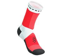 COMPRESSPORT Ultra Trail Socks V2.0 - Unisex - Bianco / Rosso / Nero - Taglia 3- modello 2025