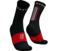 Calze Compressport Ultra Trail v2.0 nero rosso - T2