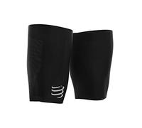 COMPRESSPORT Under Control Quad, Manicotto di Compressione Coscia Unisex-Adult, nero, 4