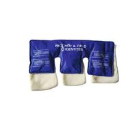 Comprime Multi Funzionale Caldo e Freddo con Busta Tessuta - Refrigerante - Riscaldare a Bagno Maria o Microonde - Maxi Comfort - Riutilizzabile - Tri Section - Hot and Fredd