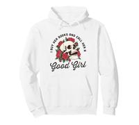 Compro i Suoi Libri e la chiamo Una Brava Ragazza Skull Felpa con Cappuccio