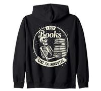 Compro Libri Come se Fossi immortale Halloween Bookworm Felpa con Cappuccio