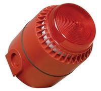 ComPro Segnalatore combinato Flashni Rosso Luce flash, Tono continuo 24 V/DC