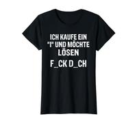 Compro Una I e Voglio Risolvere F_CK D_ch Maglietta con Stampa Grafica Economica