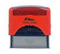 Comprovata forma quadrata blu colore timbro Shiny s-845 Office Stationary 69 x 23 mm