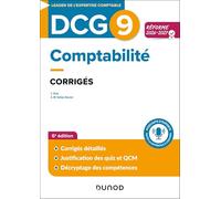 Comptabilité DCG 9: Corrigés