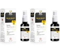 COMPTOIRS ET COMPAGNIES - Spray Gola e Bocca al Miele di Manuka IAA15+ e Propoli - 25ml (Confezione da 2)