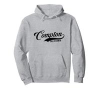 Compton California Adatto per Uomini e Donne. Felpa con Cappuccio