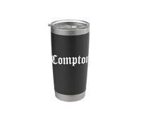 Compton, California Gangsta Rap Graphic Bicchiere termico in acciaio inox doppia parete