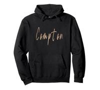 Compton California Vintage design elegante Felpa con Cappuccio