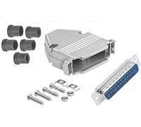 compucableplususa. com Best DB25 maschio Solder Cup Connector kit con DB25 paraluce in metallo + serracavo Grommet, set completo di DB25 maschio a saldare Best Fix/make assemblaggio your own DB25 cavo