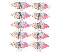 COMPUKAS 10 Pezzi Bandierine Triangolari Decorazione Feste Ghirlanda Colorata per Cameretta Party Striscione Festone Decorativo per Compleanni e Celebrazioni