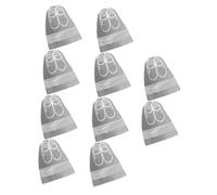 COMPUKAS 10pezzi Borsa per Scarpe di Grande Capacità Organizer per Scarpe Sacchetti Portascarpe Coulisse Pratico negli Zaini e Valigie Durante i Viaggi