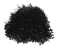 COMPUKAS 1900 Pezzi Cordini per Appendere Etichette in Cotone Chiusura a Scatto Nero, Corda Morbida e Resistente per Etichette Prezzo in Negozi al Dettaglio e Inventario
