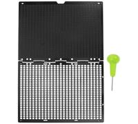 COMPUKAS 1set Braille Scrittura per Non Vedenti con Tavoletta Resistente e Punteruolo Riutilizzabile e Portatile Accessorio per Apprendimento Braille