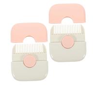 COMPUKAS 2pezzi Pettini Per Taglio e Sfoltitura Per Pettine Rasoio Portatile Strumenti Per Acconciature Sicuri e Divertenti Design Per Uso Domestico e Viaggi