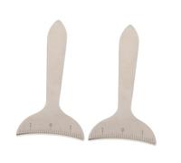 COMPUKAS 2pezzi Strumento Di Misurazione Acciaio Inossidabile Per Eyeliner e Occhi Ruler Per Misurare Le Occhiello e Distanza Pupillare Utile Per Trucco Degli Occhi e Valutazione
